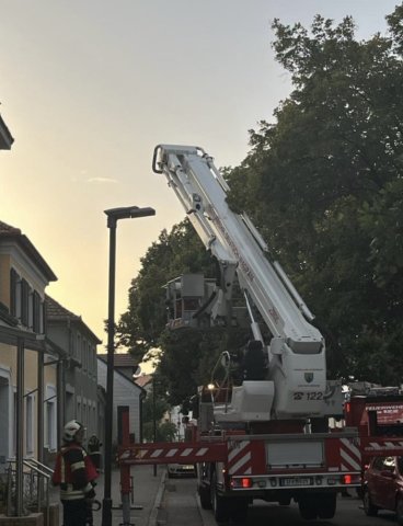 Brandübung Sommer